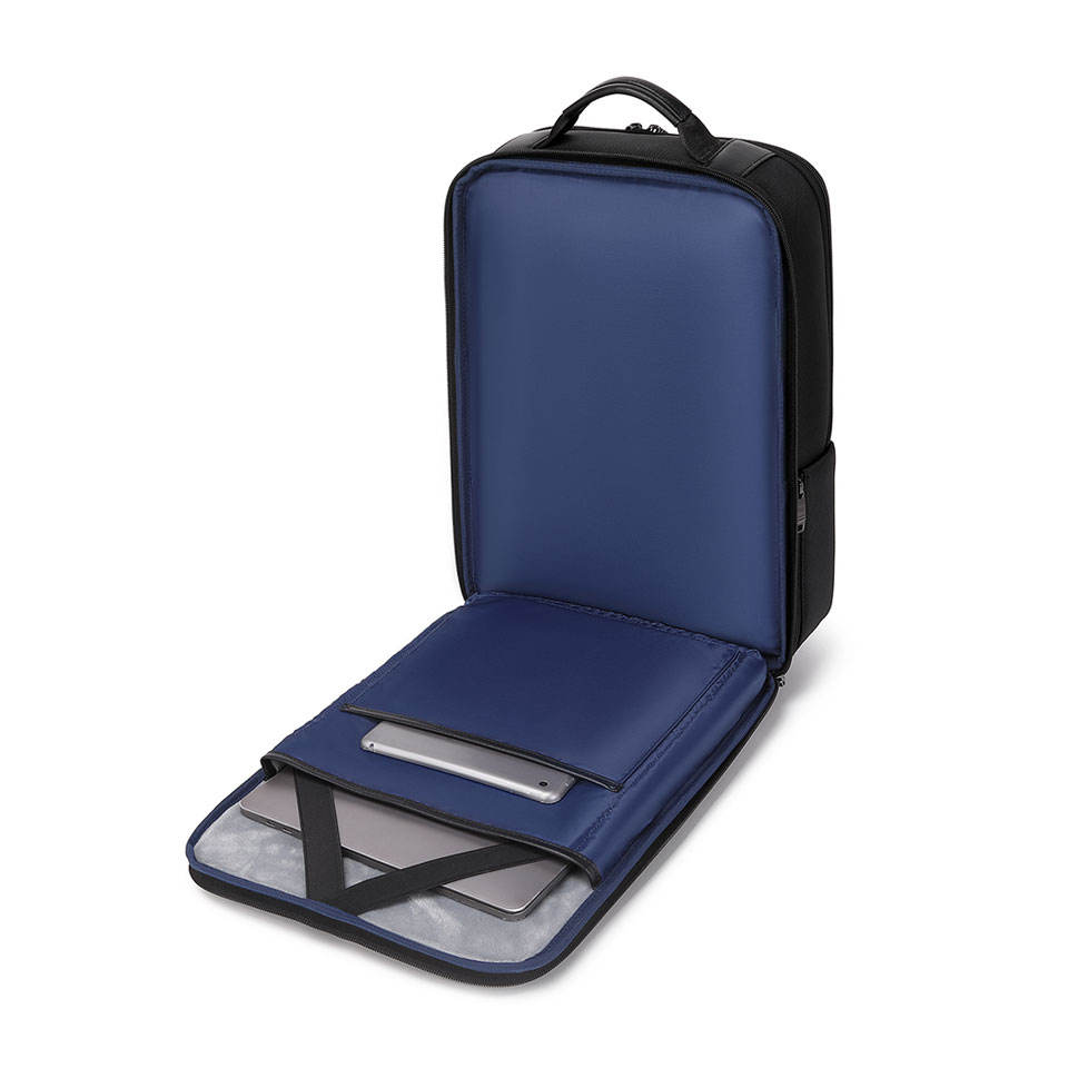 Waterproof Business Laptop Backpack with USB Charging, Durable Work Bag Fits 15.6 Inch Notebook