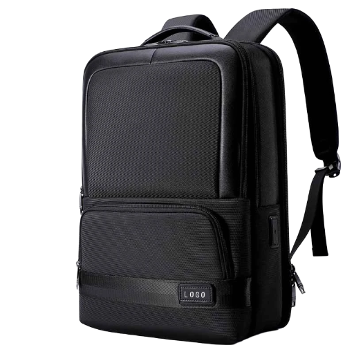 Men Fashion External Frame Backpack Polyester USB Charging Laptop Compartment Waterproof Travel Office Daily College Bag Below 24L