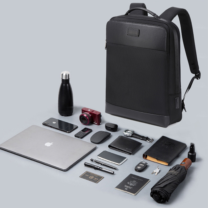 Modern Business Computer Waterproof Laptop Backpack with USB Charging with Large Storage for Travel 