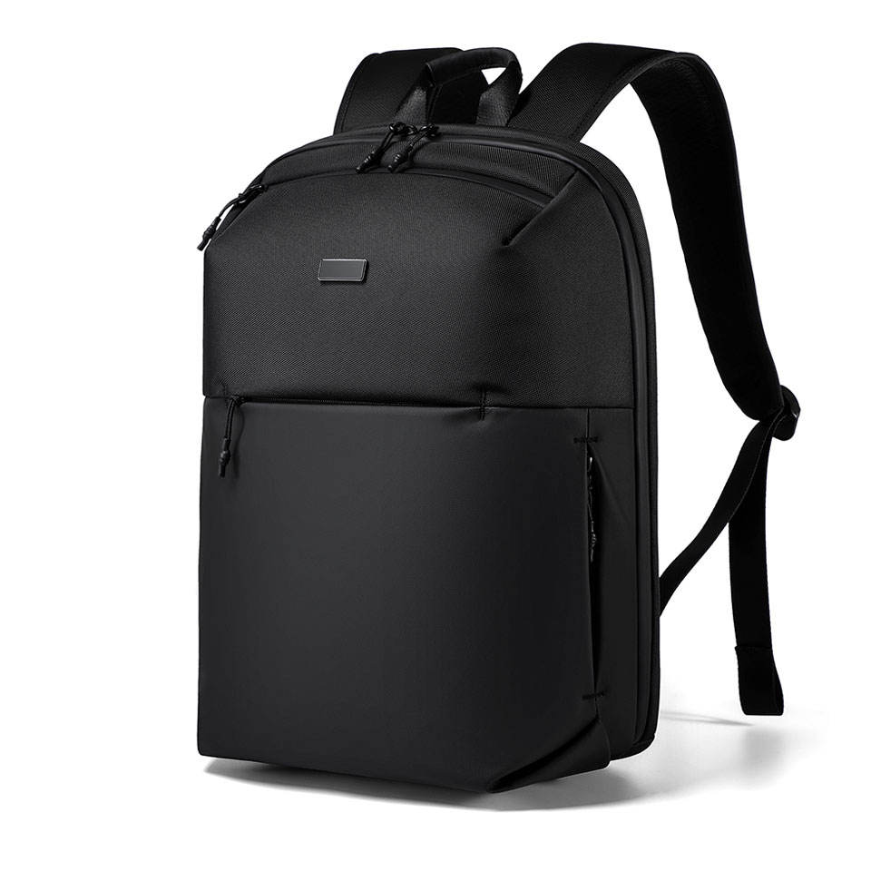 Custom Black Premium High Performance Office Backpack For Work And Travel Water-Resistant Business Backpack for Work & Travel, Fits 17 Inch Laptop