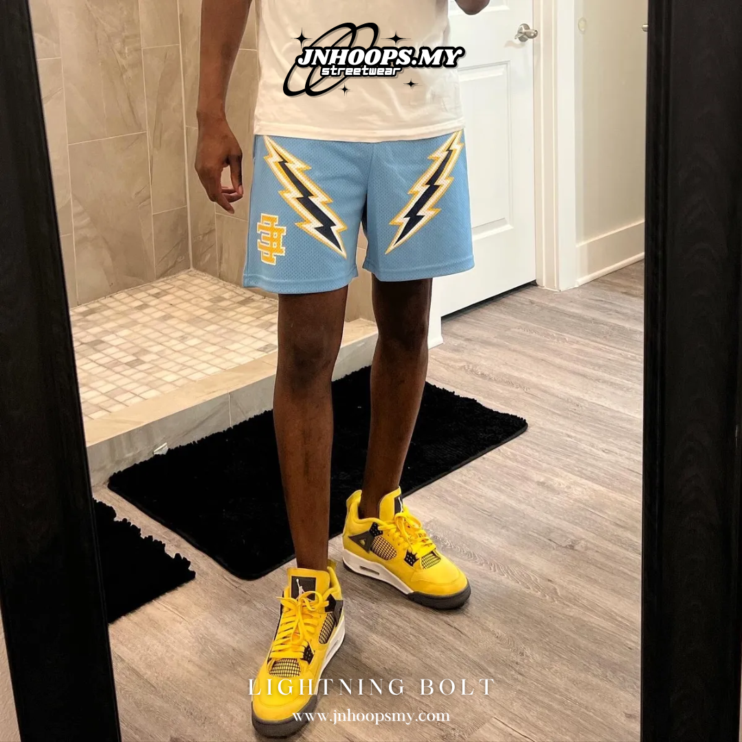 Lightning Bolt "Light Blue" Shorts