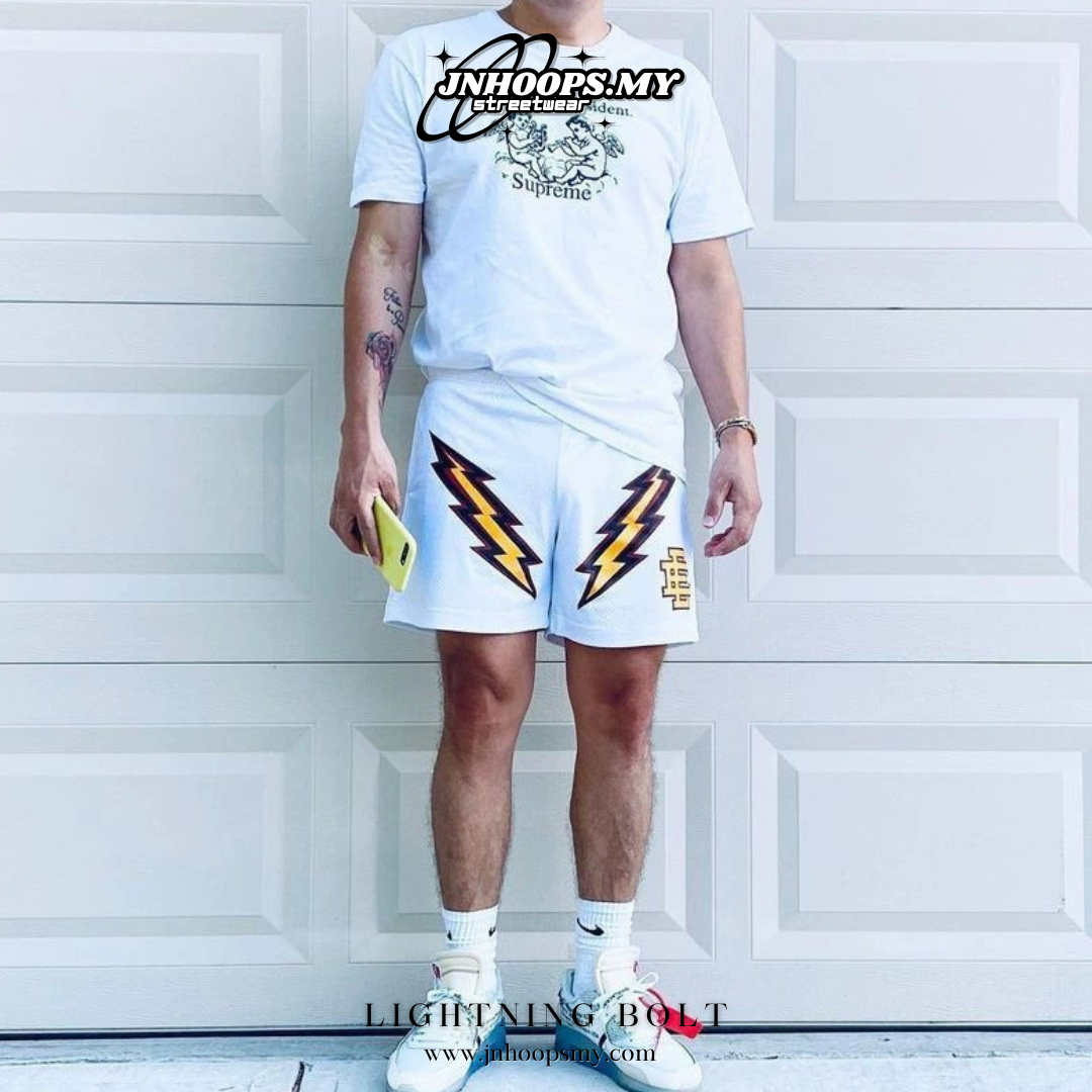 Lightning Bolt "White" Shorts