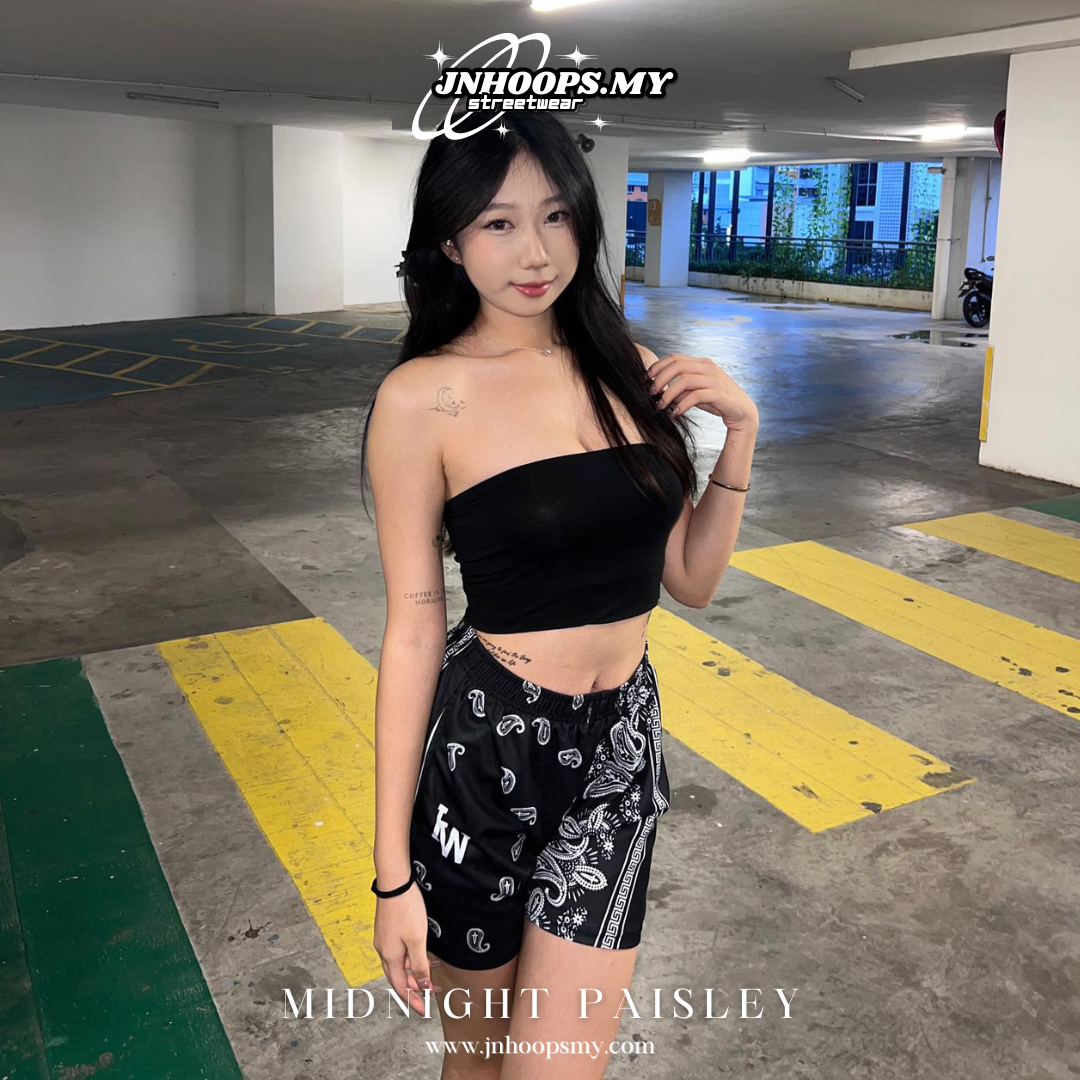 Midnight Paisley Shorts