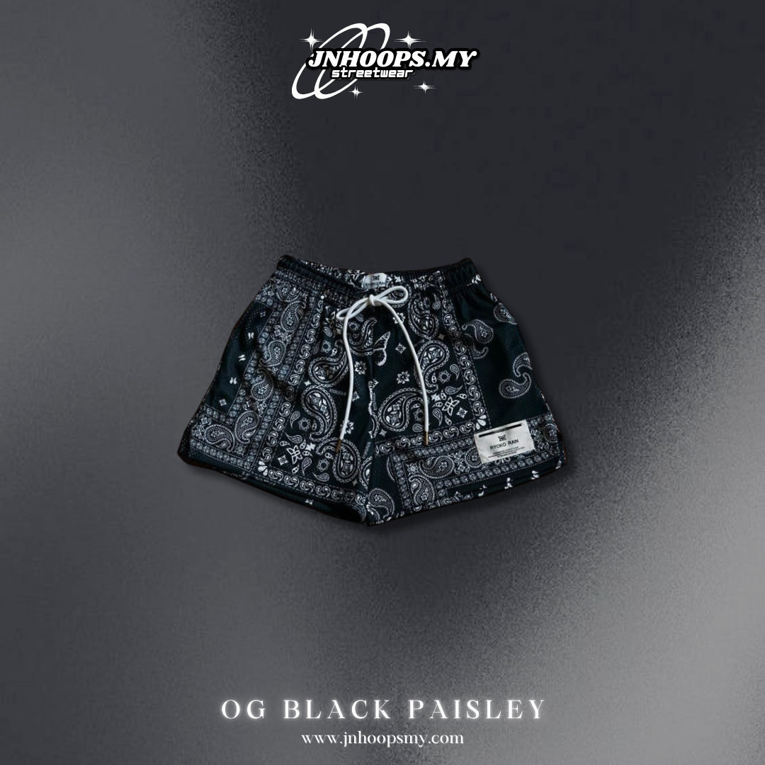OG Black Paisley Short