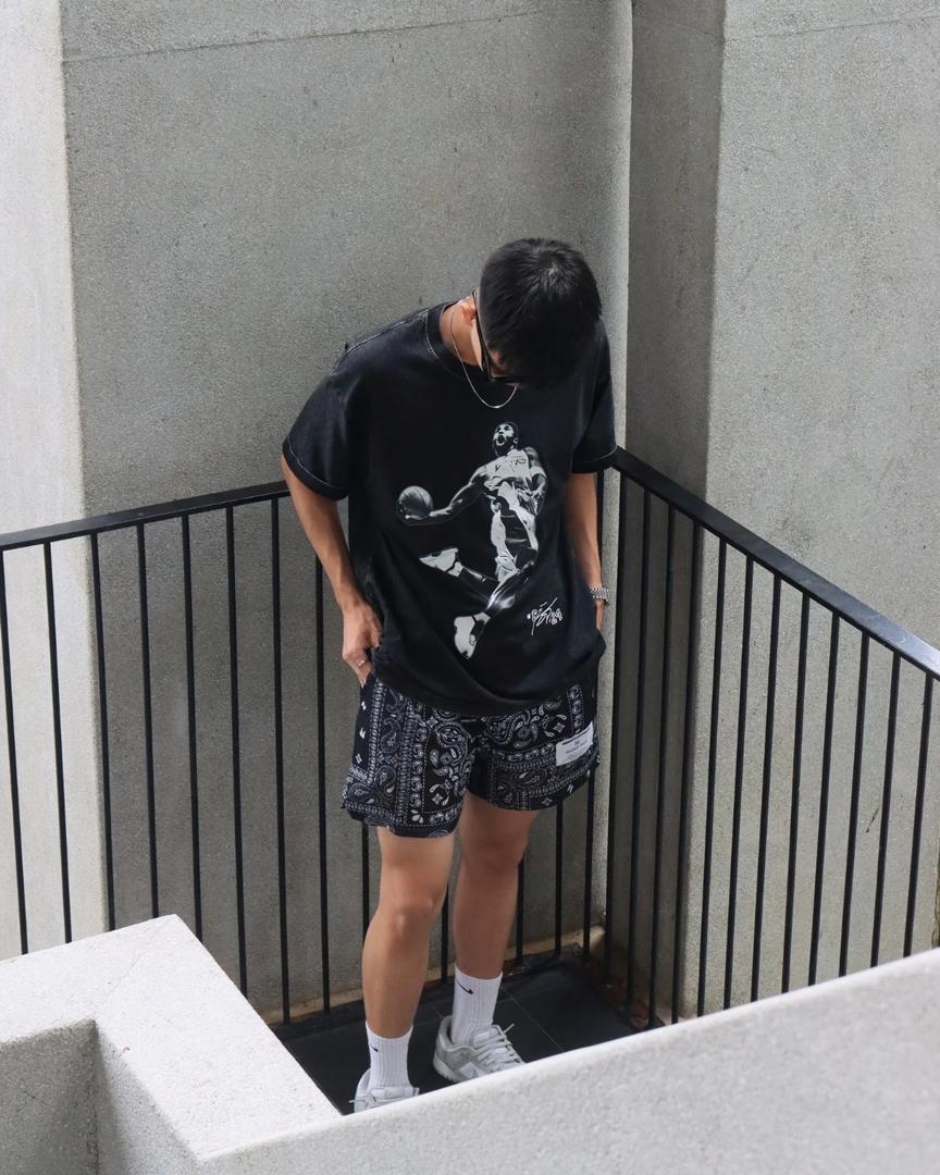 OG Black Paisley Short