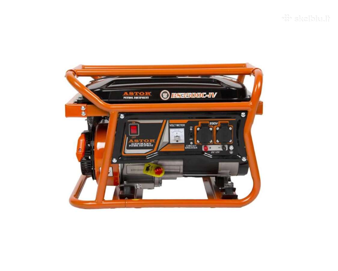 Benzininis generatorius Astor Bs - 3500c