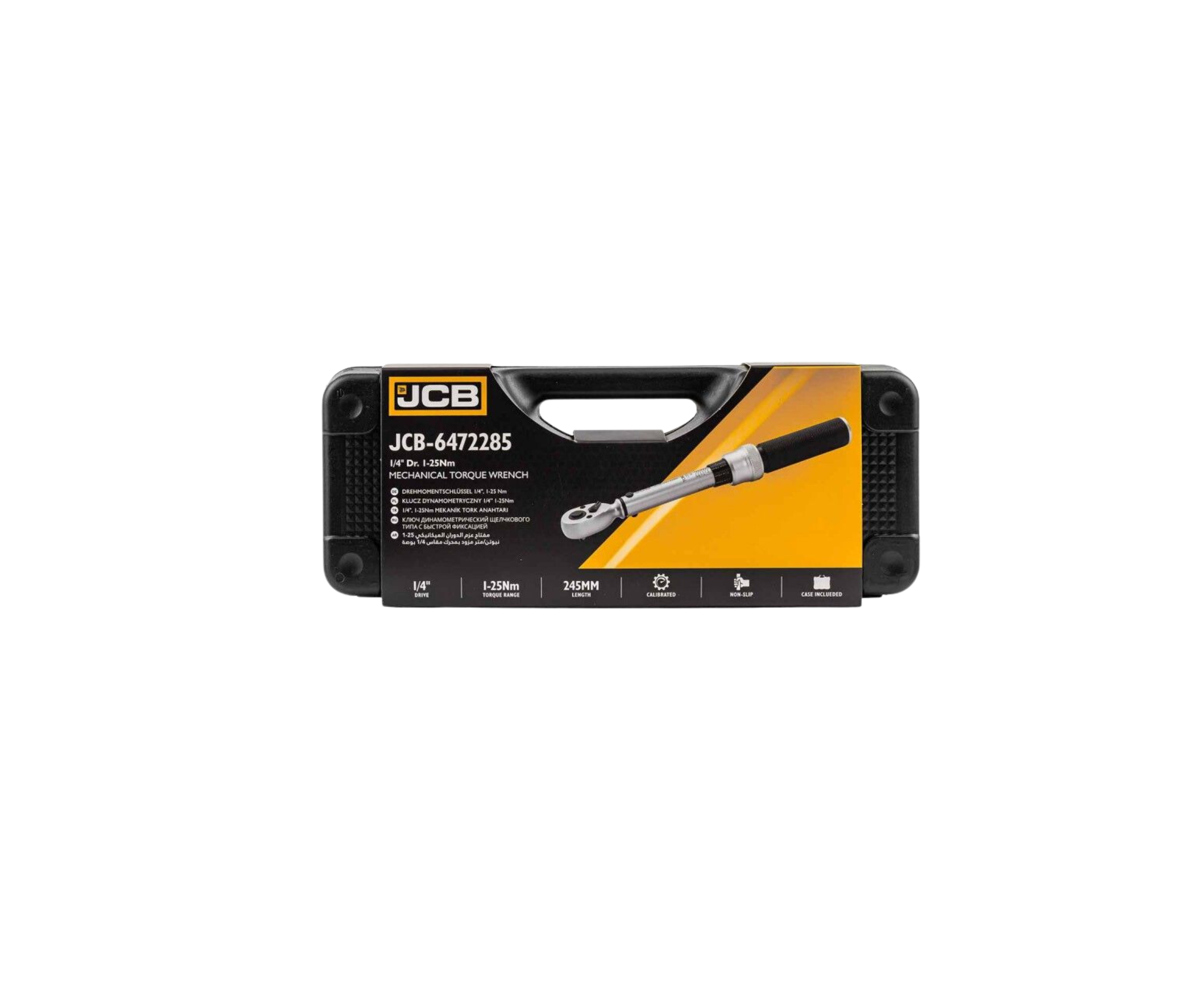 Dinamometrinis raktas 1/4" 1-25Nm JCB