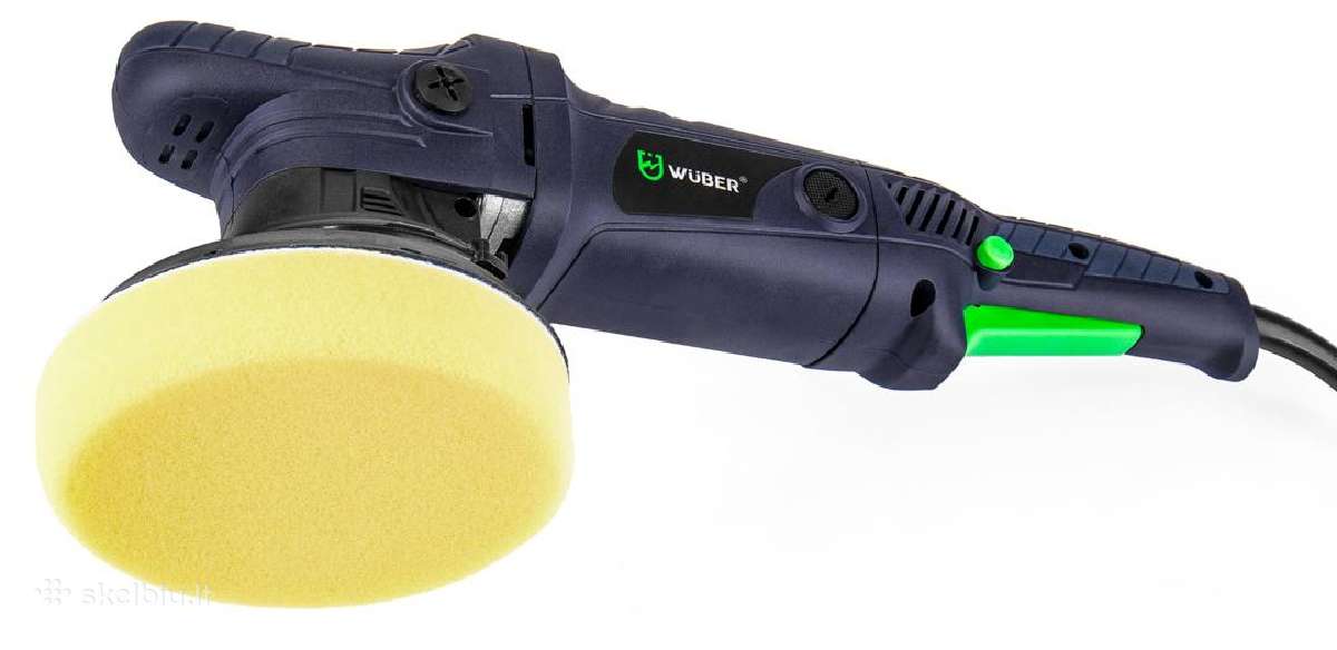 1500 W Wuber ekscentrinis orbitinis poliruoklis