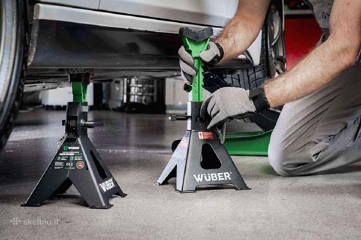 3t Wuber automobilio atraminiai stovai