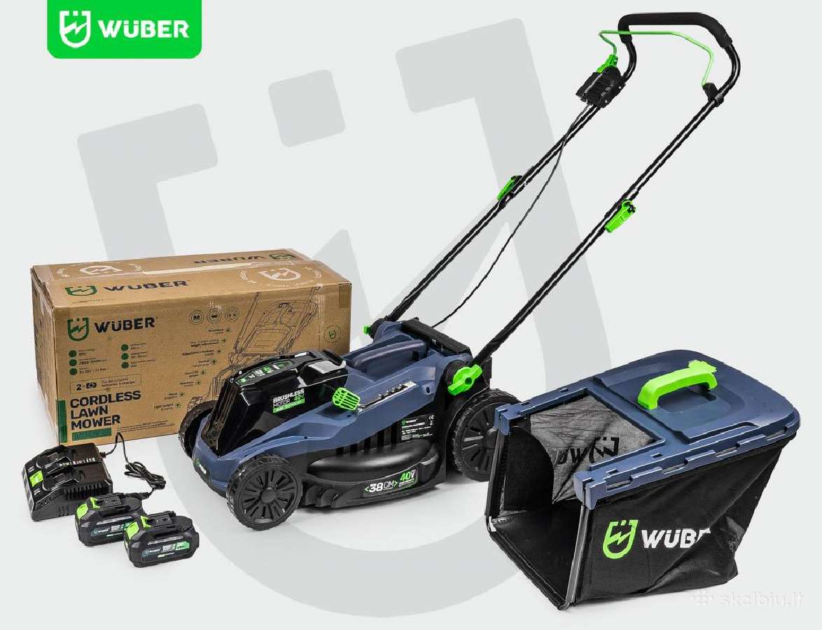 40 V „wuber“ bešepetėlinė akumuliatorinė vejapjovė