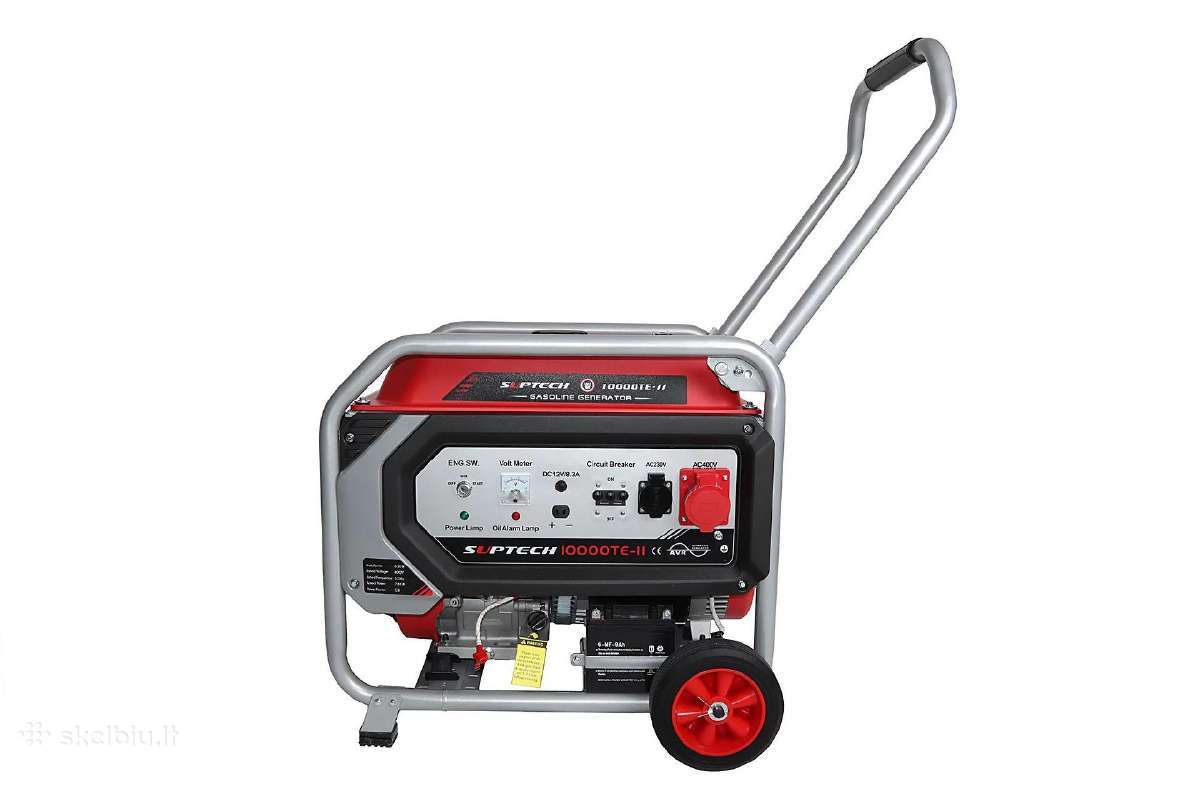 ​Benzininis generatorius SUPTECH 10000E-II (vienfazis)