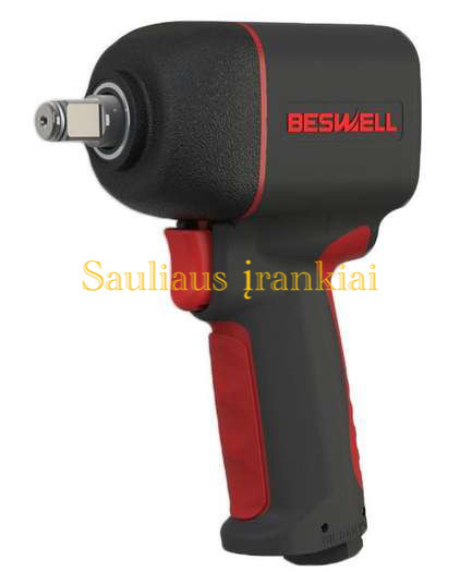 Pneumatinis smūginis veržliasukis siauras mini (119mm) 1/2", 1220NM