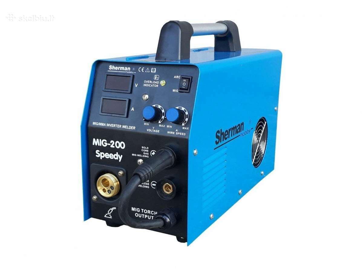 Suvirinimo pusautomatis Sherman Mig200 Speedy