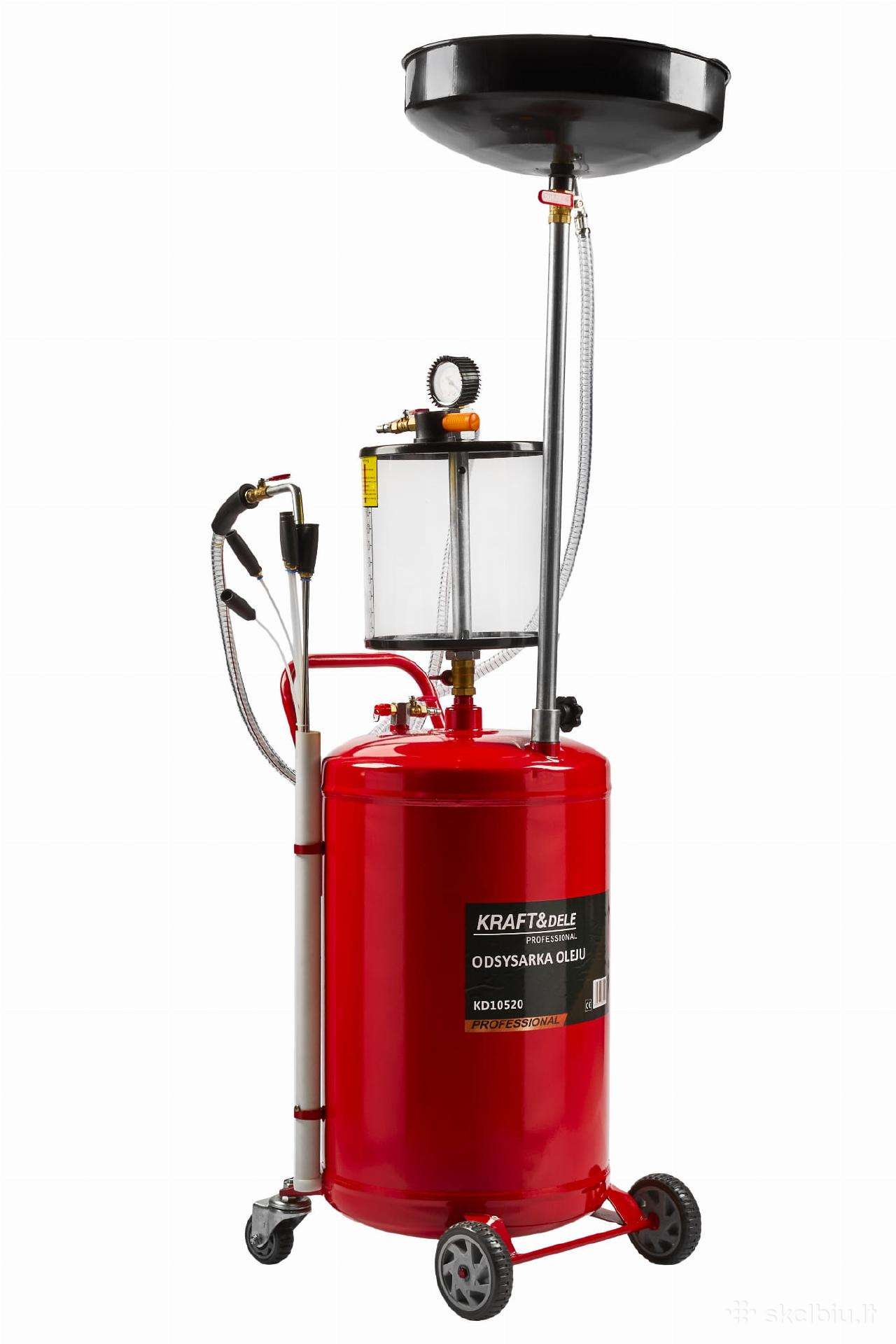 Tepalo surinkimo/išsiurbimo talpa 80l su papildomu