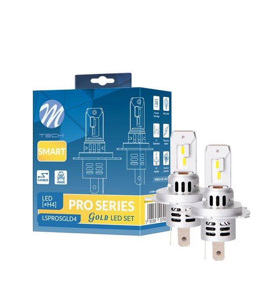 LED RINKINYS M-TECH PRO SMART GOLD SERIJA H4