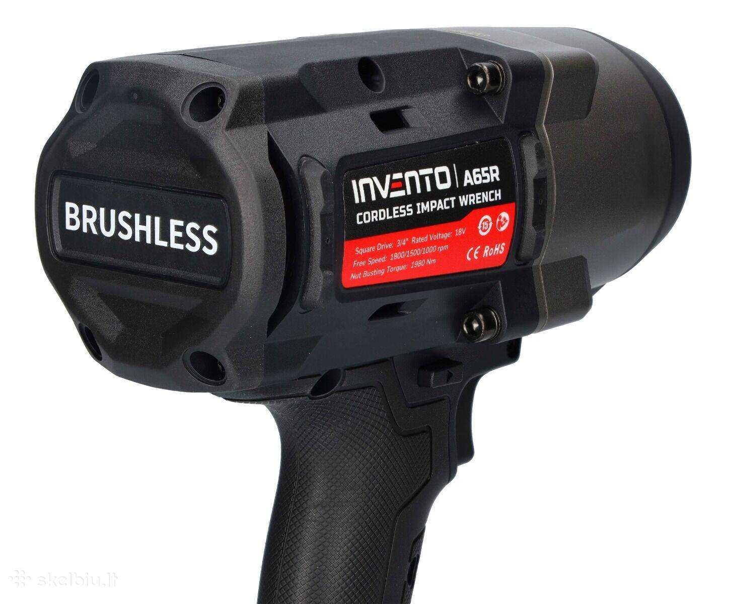 Akumuliatorinis smūginis veržliasūkis 3/4 2000nm