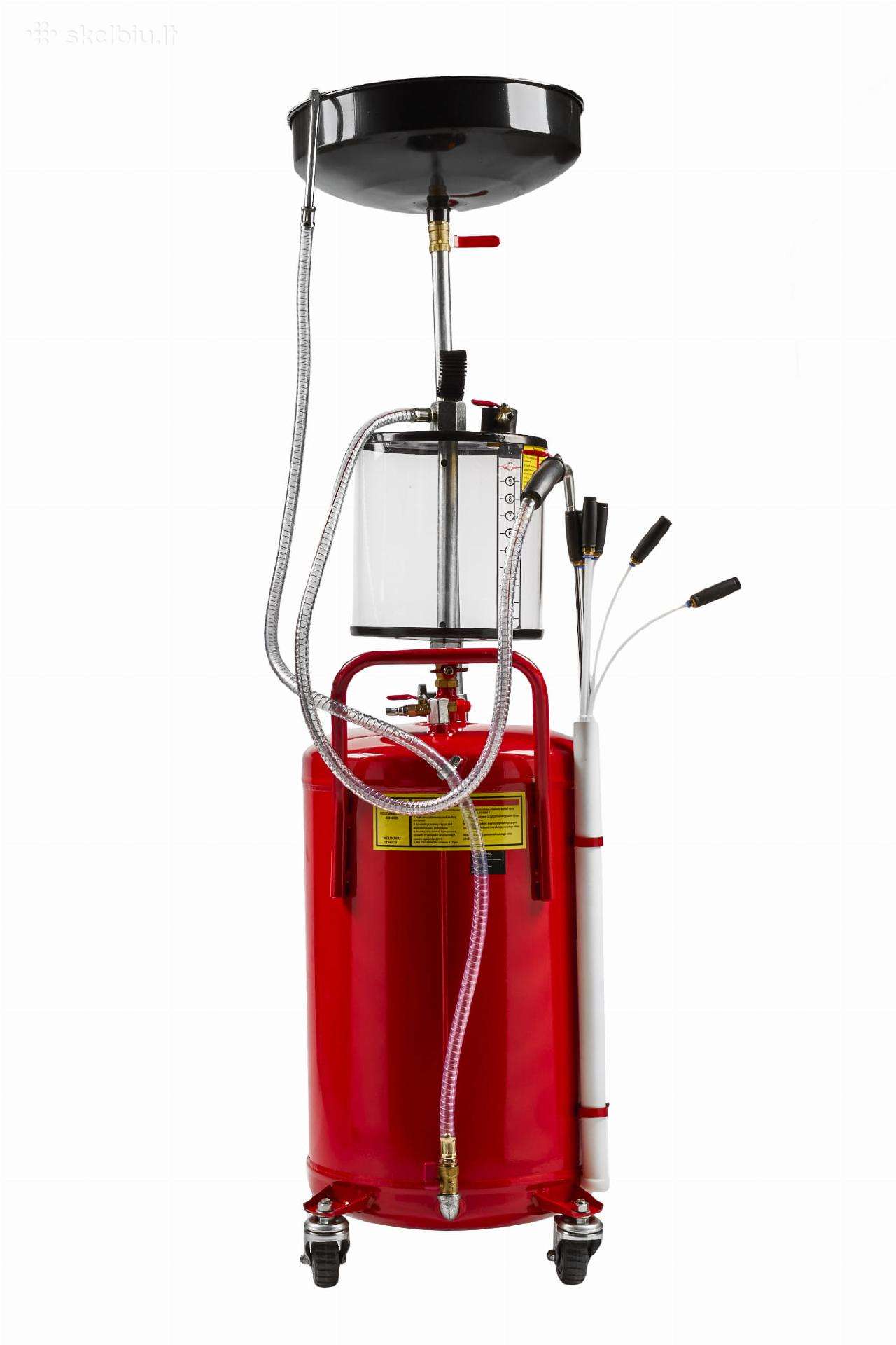 Tepalo surinkimo/išsiurbimo talpa 80l su papildomu