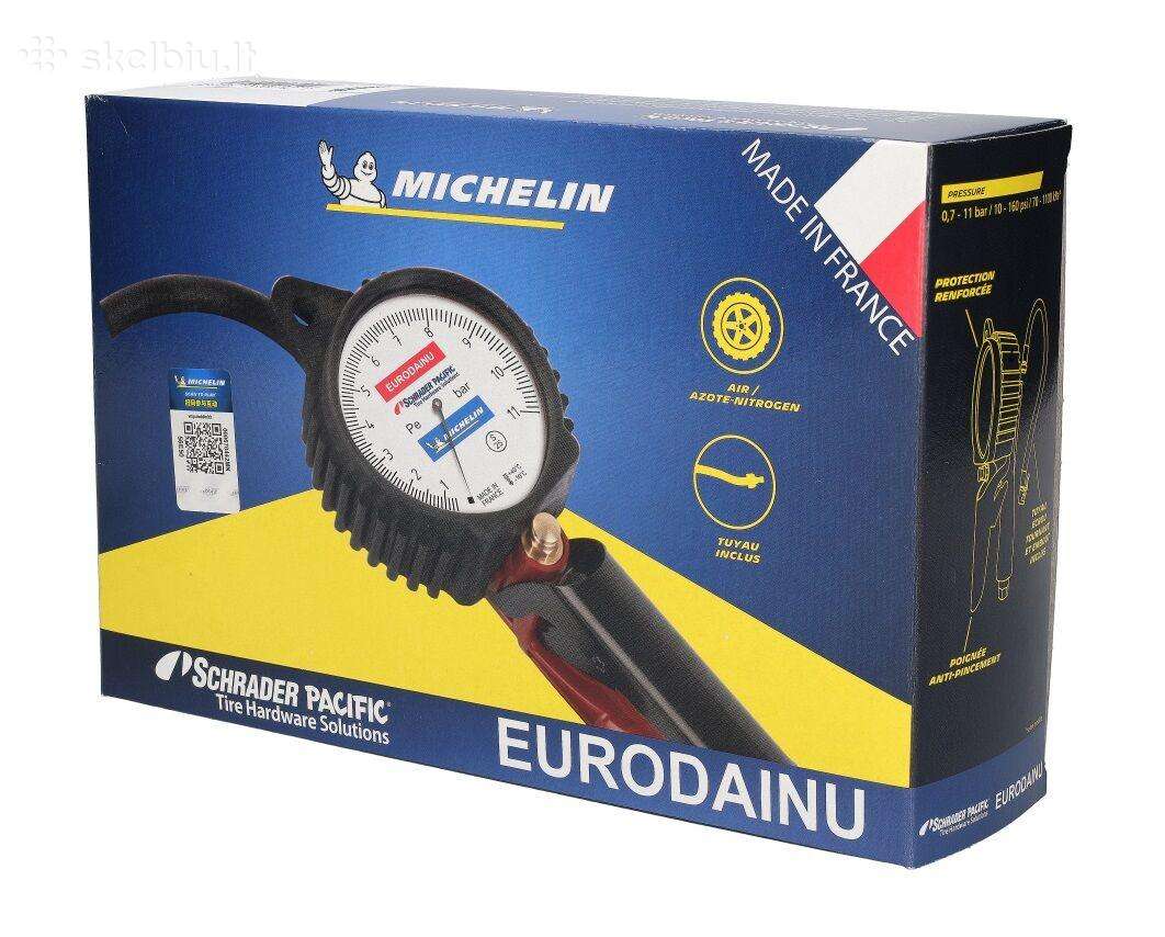 Profesionalus padangų pripūtimo įrenginys SCHRADER Michelin – patvirtintas MICHELIN