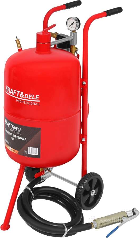 Smėliapūtė mobili smeliasrovė 38l