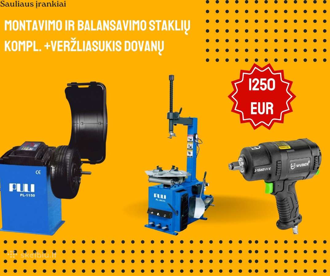 Montavimo ir balansavimo staklių kompl. + dovana