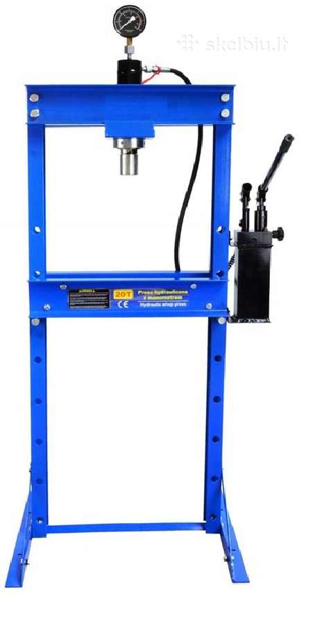 Hidraulinis presas 20T, dviguba pompa