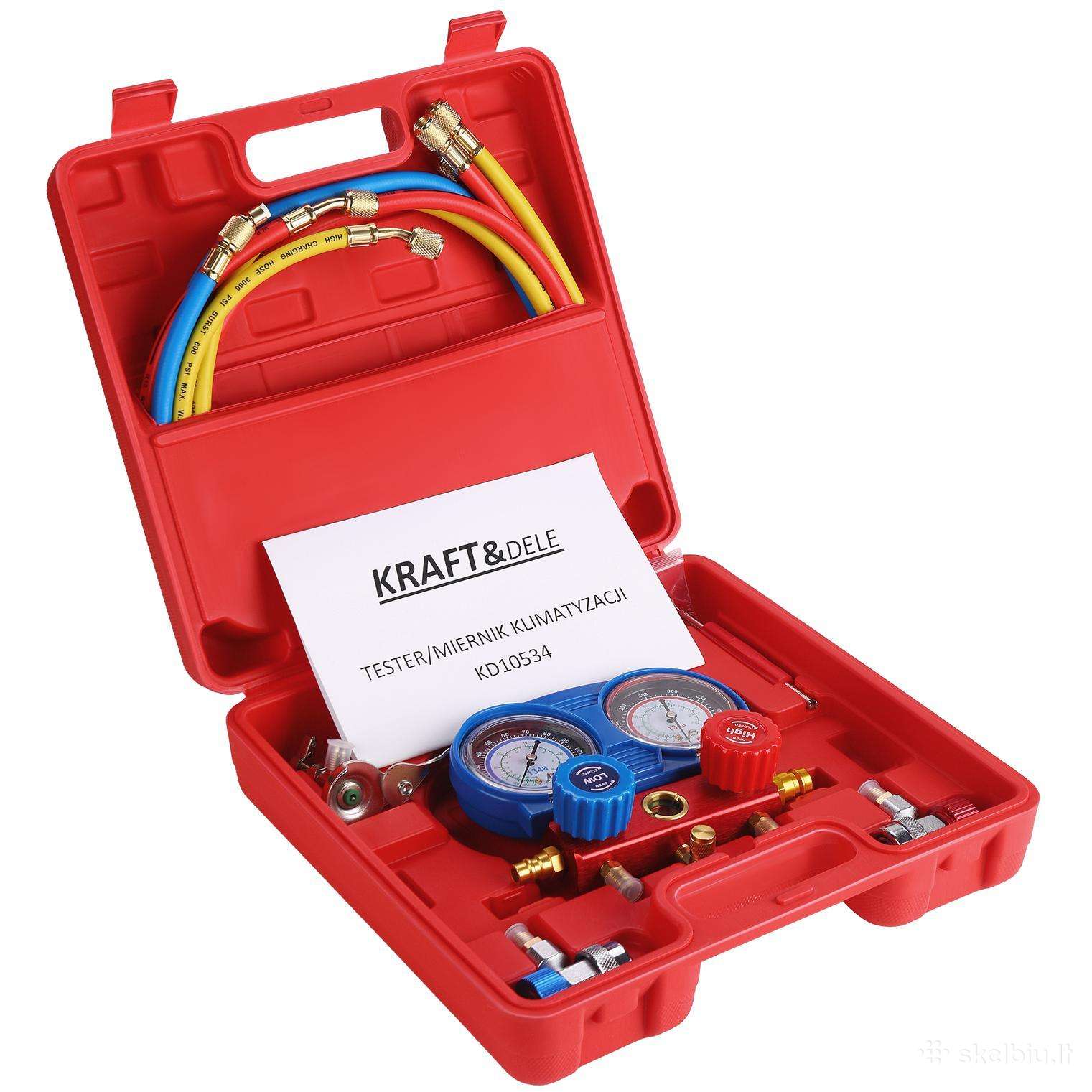 Oro kondicionieriaus bandymo PILDYMO rinkinys