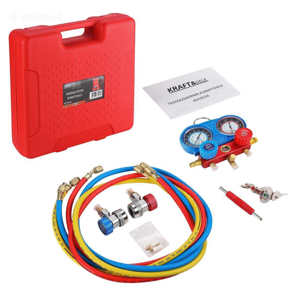 Oro kondicionieriaus bandymo PILDYMO rinkinys 