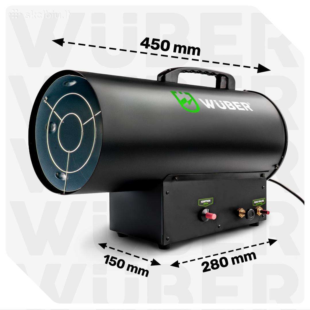 Reguliuojamas dujinis šildytuvas 12 -30 kW WUBER