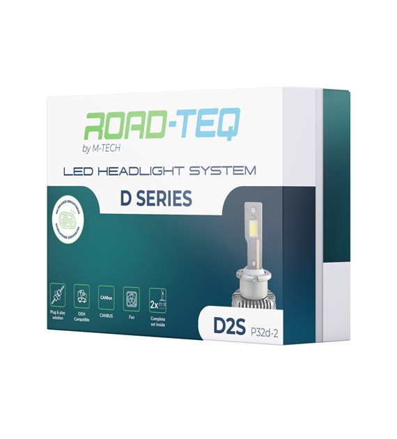 ROAD-TEQ D2S LED - Plug'Play - 2 vnt./komplekte