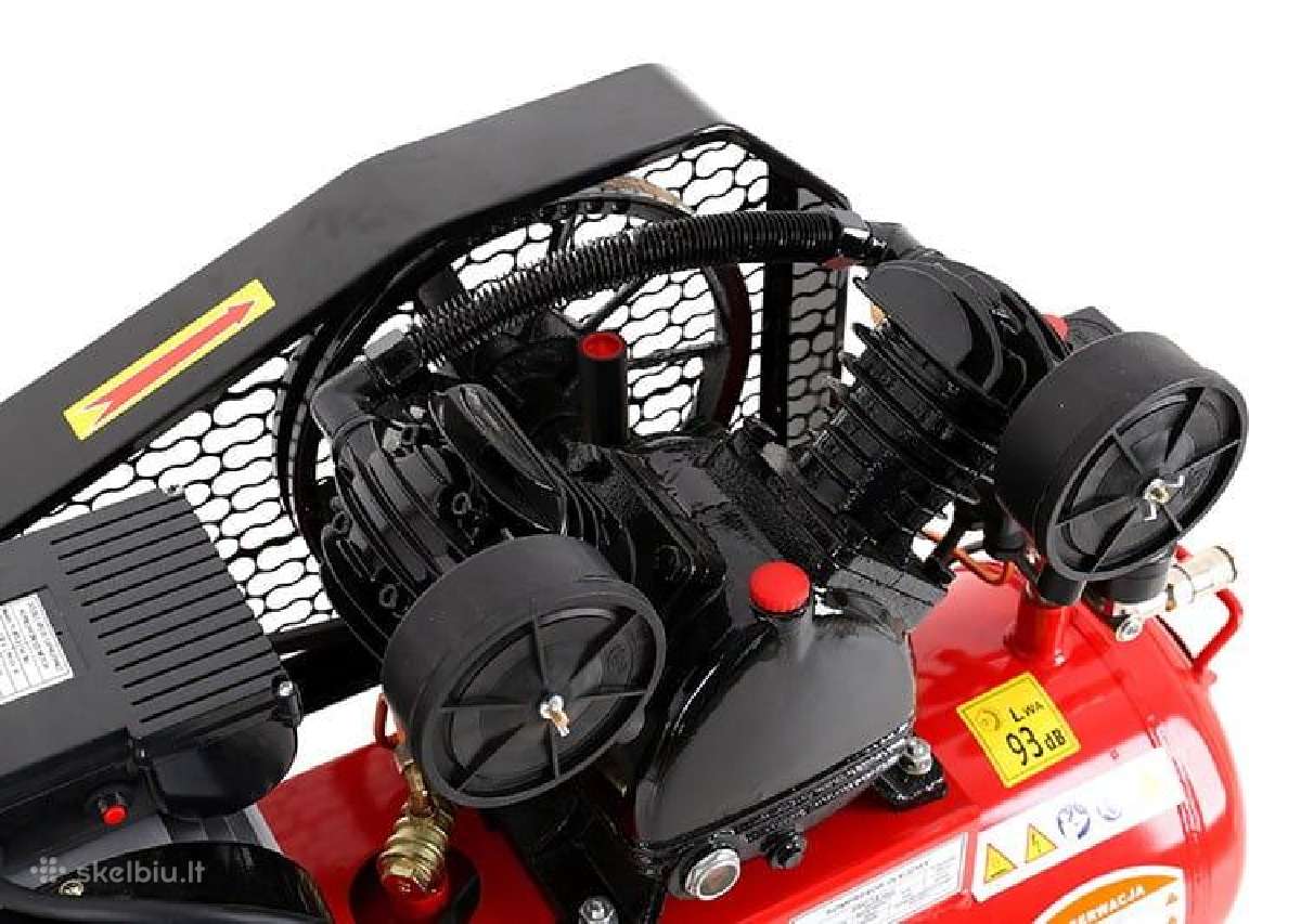 Diržinis Oro kompresorius 50l 2.8kw / 2 stūmokliai