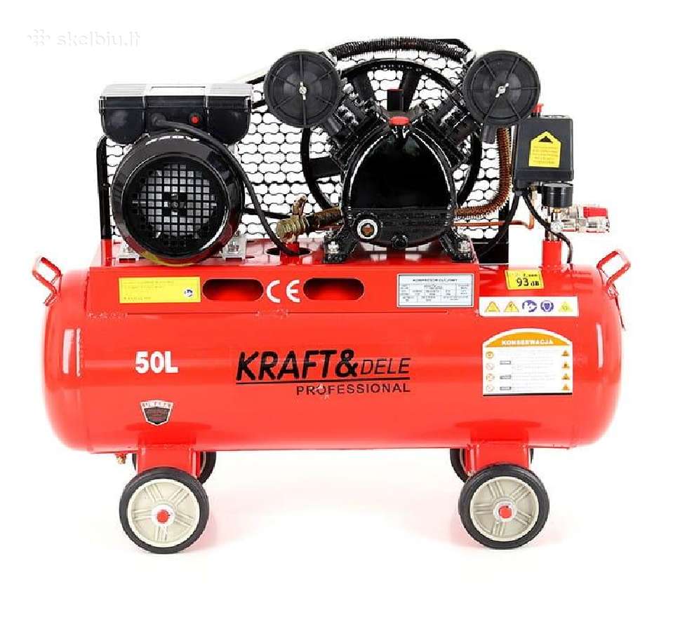 Diržinis Oro kompresorius 50l 2.8kw / 2 stūmokliai