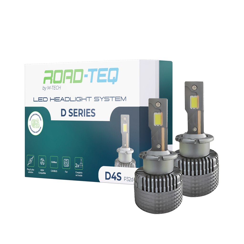  Naujas    ROAD-TEQ D4S LED - Plug'Play - 2 vnt./rinkinyje