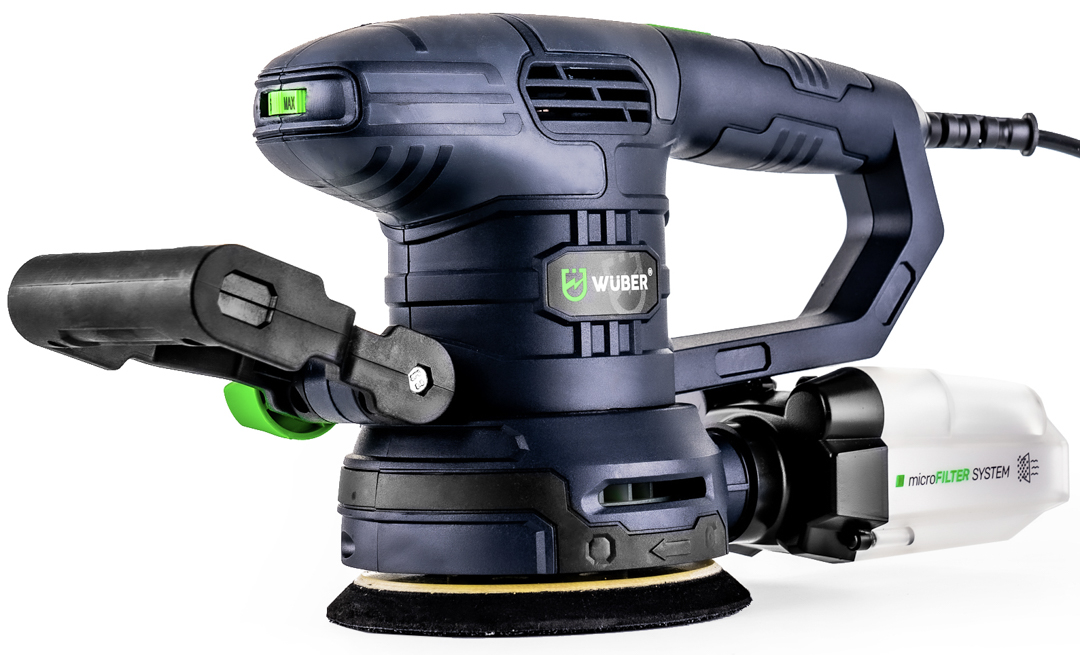 Ekscentrinis orbitinis šlifuoklis Wuber 1300W