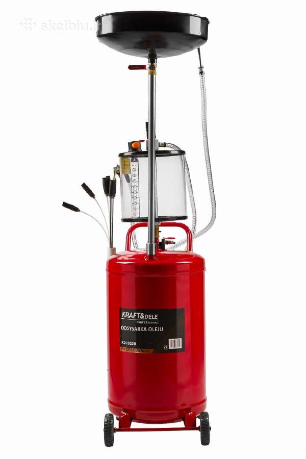 Tepalo surinkimo/išsiurbimo talpa 80l su papildomu