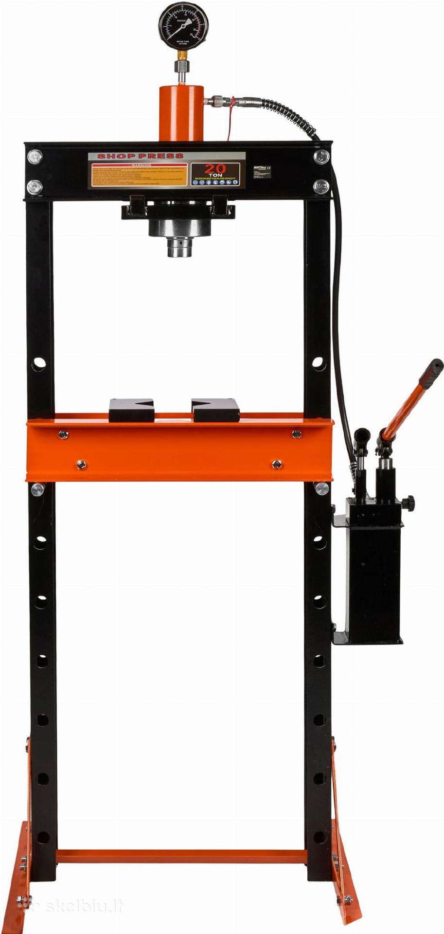 KRAFT&DELE HIDRAULINIS PRESAS DVIGUBA POMPA 20T