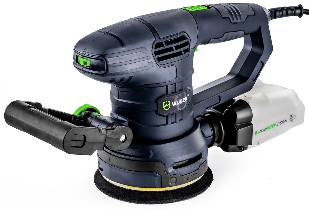 Ekscentrinis orbitinis šlifuoklis Wuber 1300W