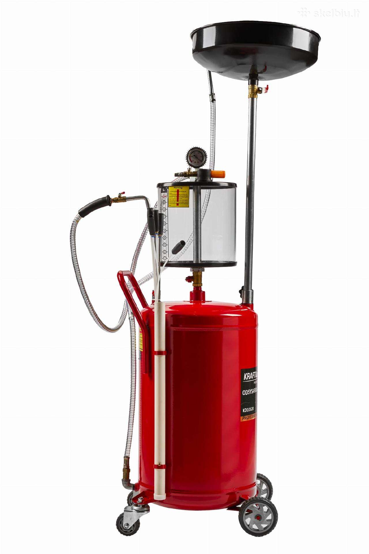 Tepalo surinkimo/išsiurbimo talpa 80l su papildomu