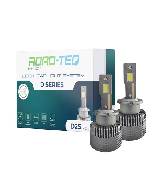 ROAD-TEQ D2S LED - Plug'Play - 2 vnt./komplekte