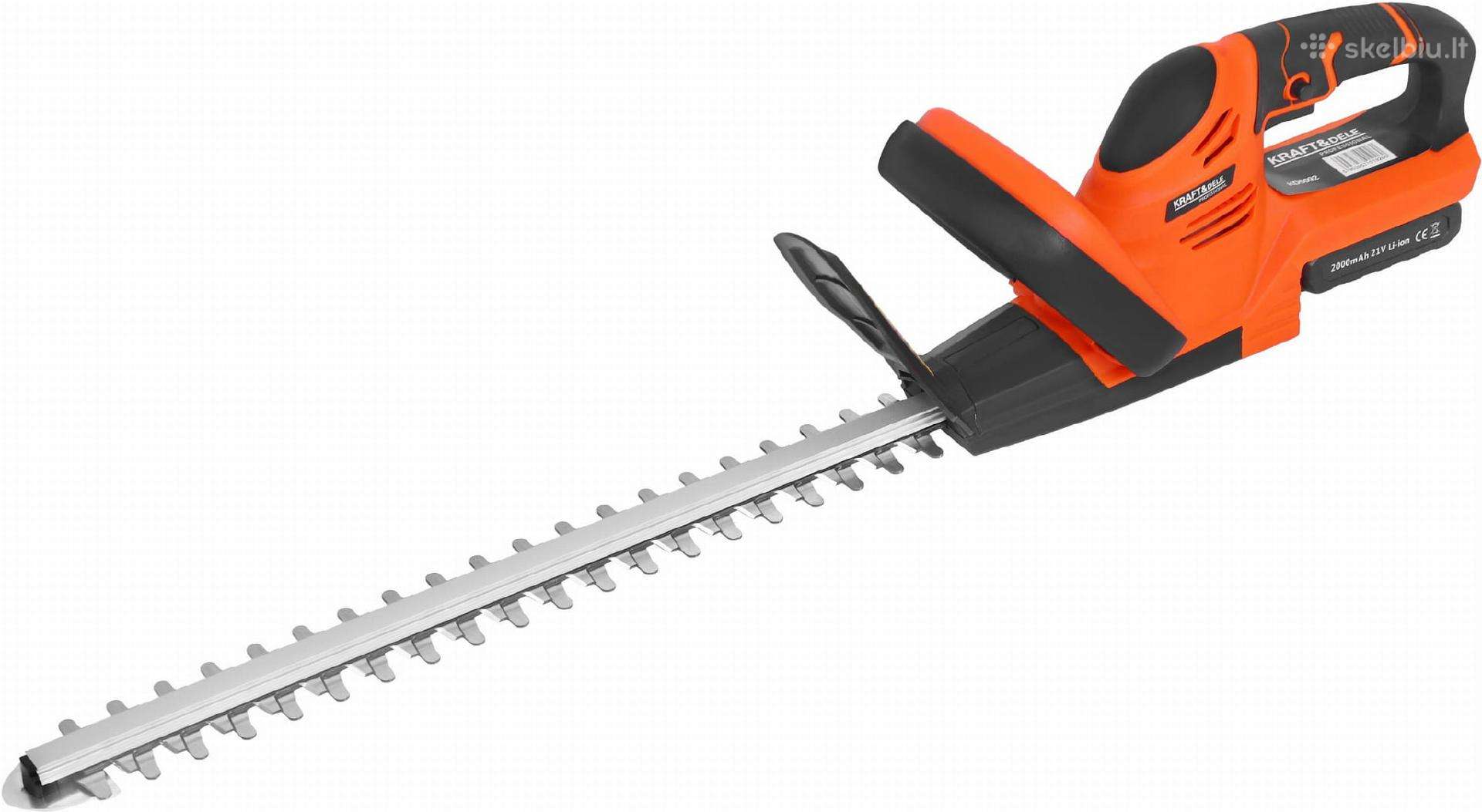 Akumuliatorinės Gyvatvorių Žirklės 21v 2000mah