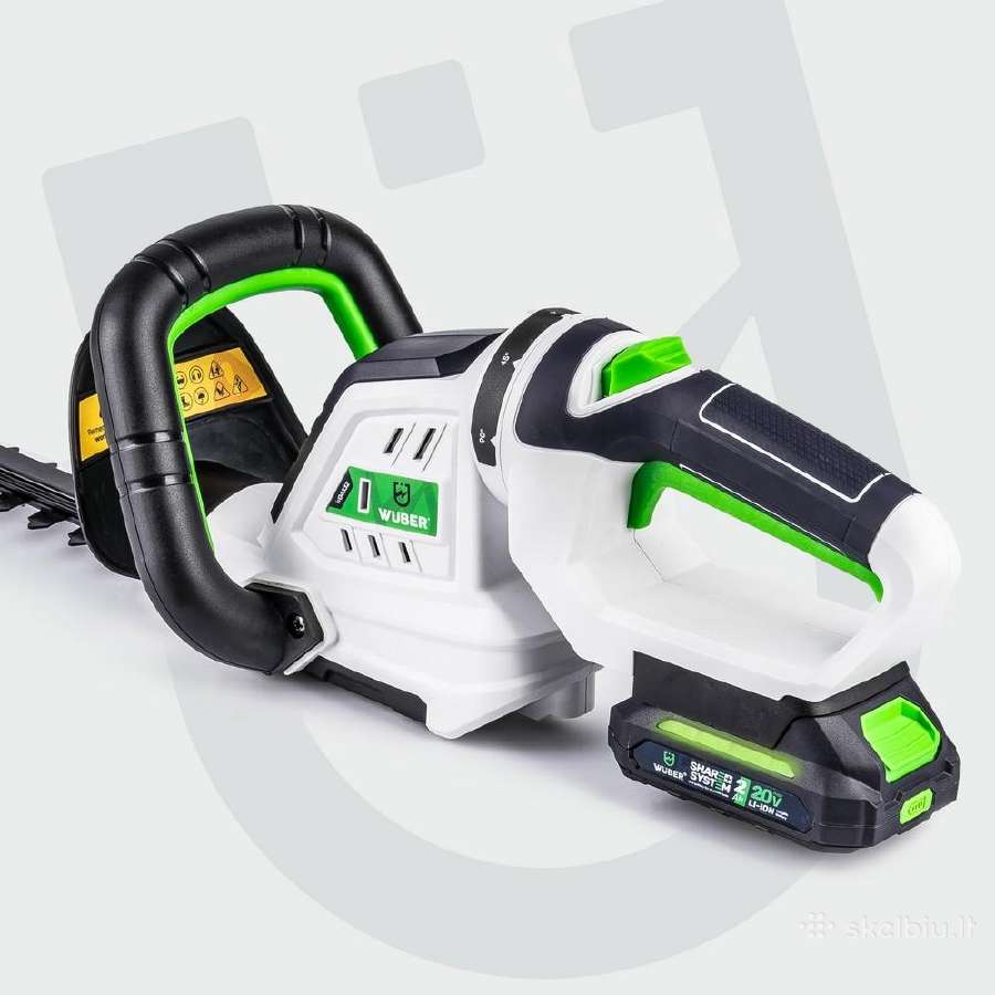 Wuber 50 cm akumuliatorinės gyvatvorių žirklės