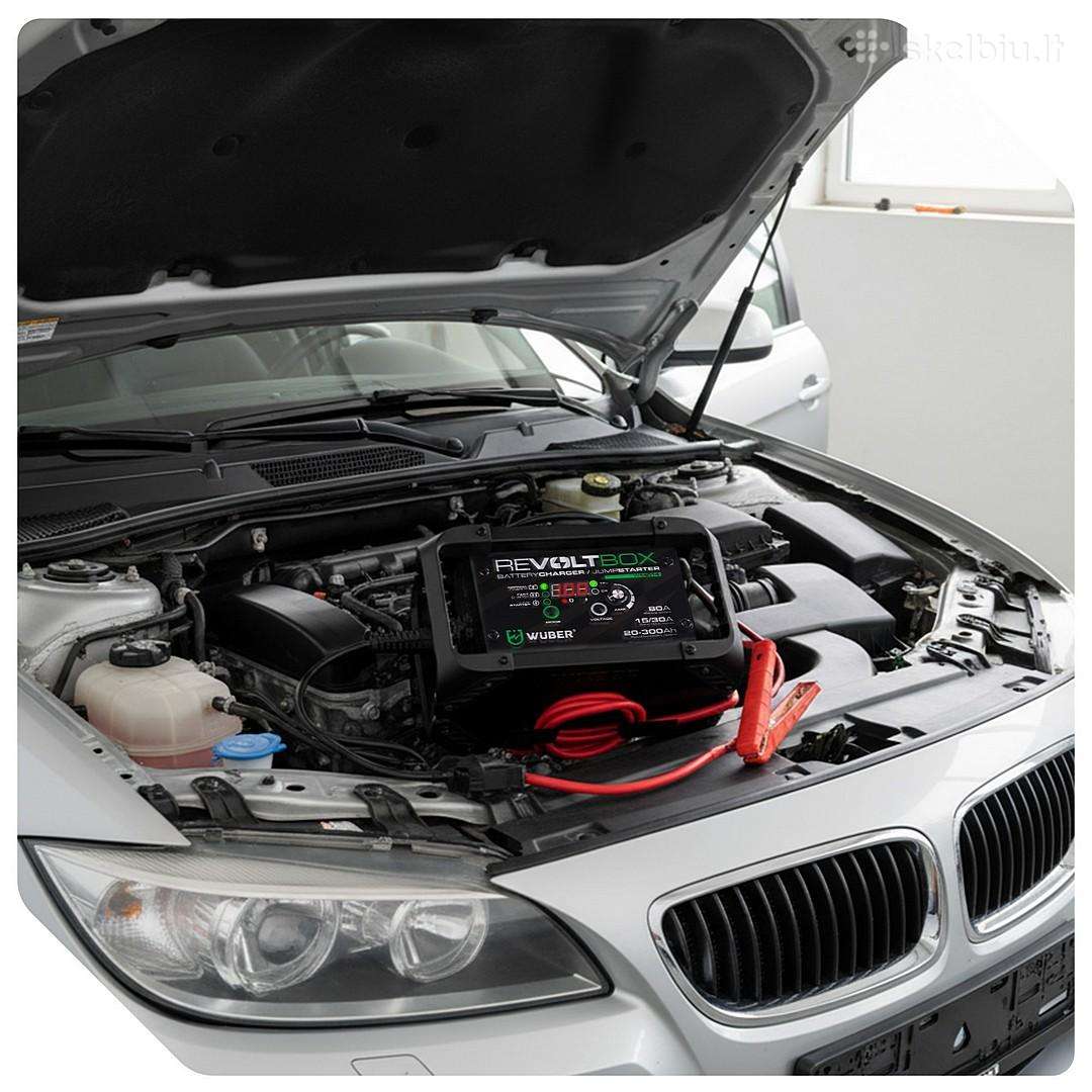 Automatinis akumuliatoriaus įkroviklis su starteriu 80A WUBER