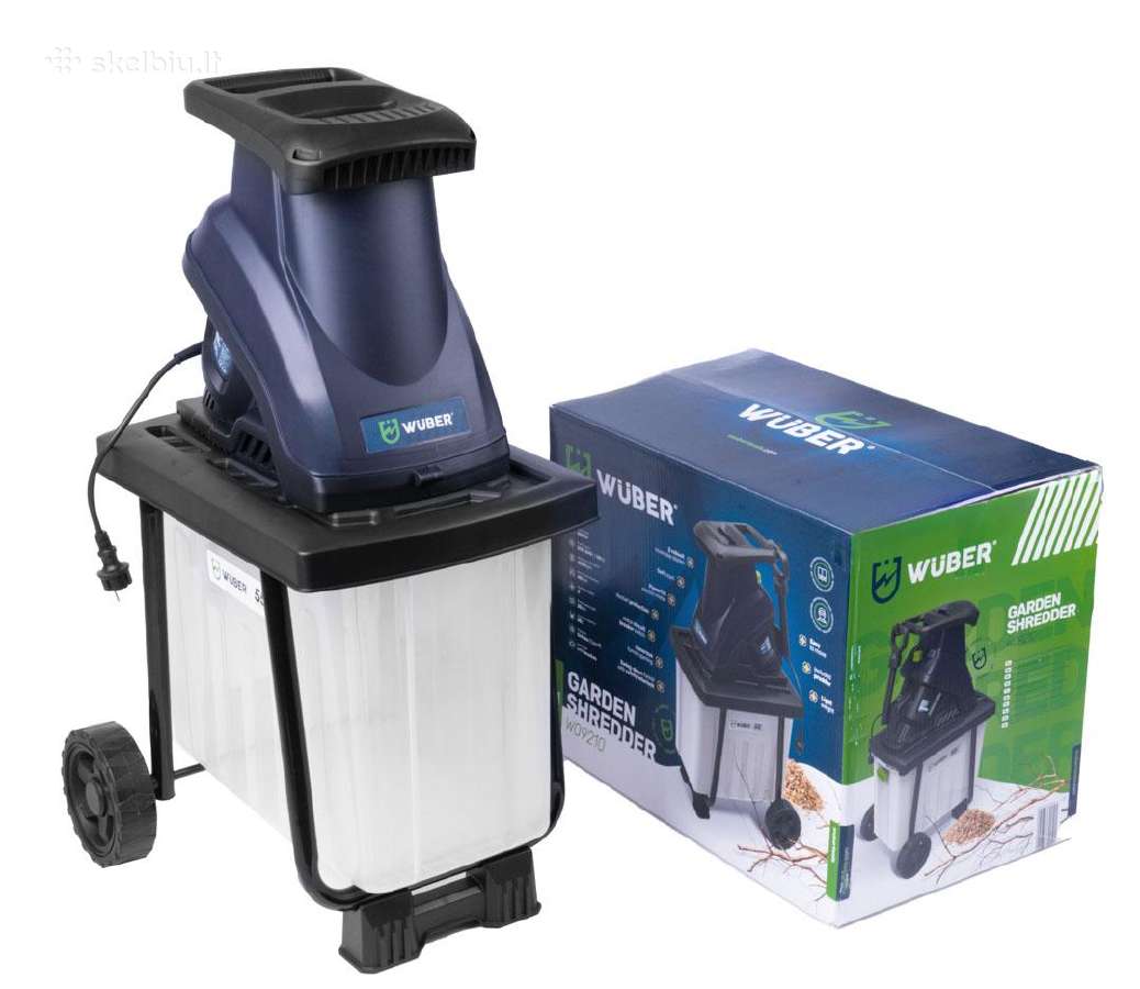 Wuber 3000w šakų smulkintuvas