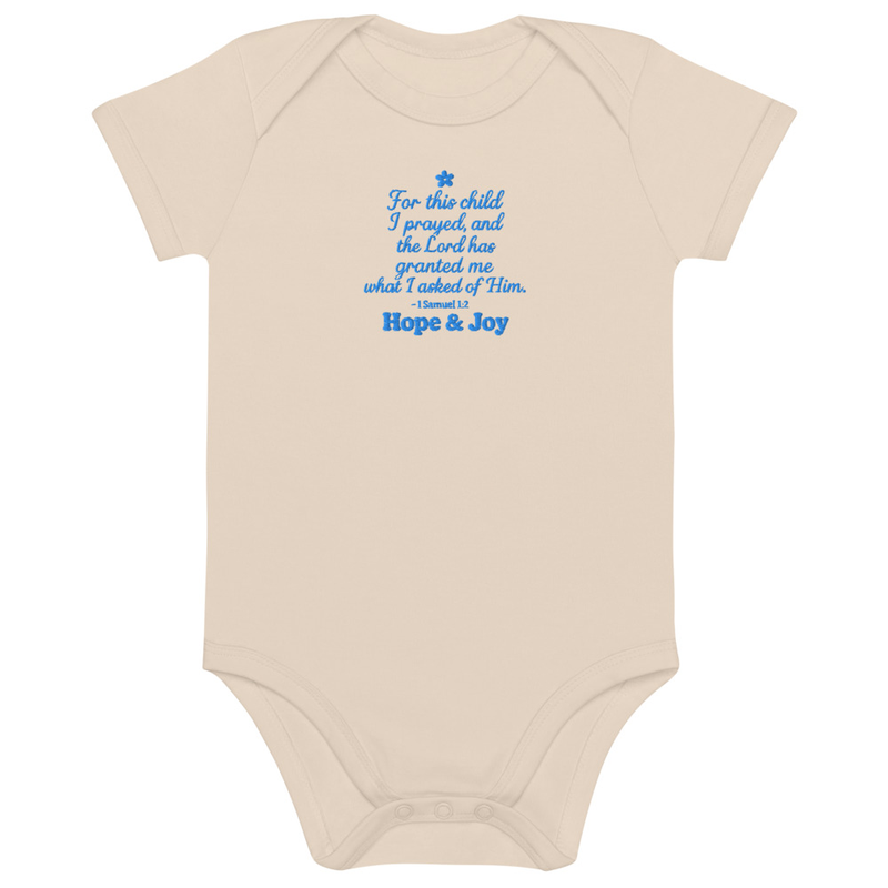 Organic cotton baby bodysuit