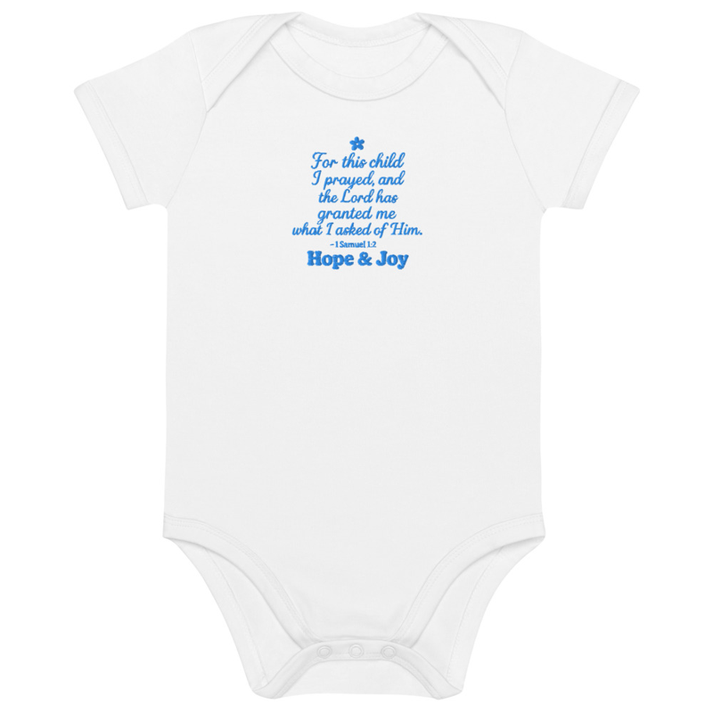 Organic cotton baby bodysuit
