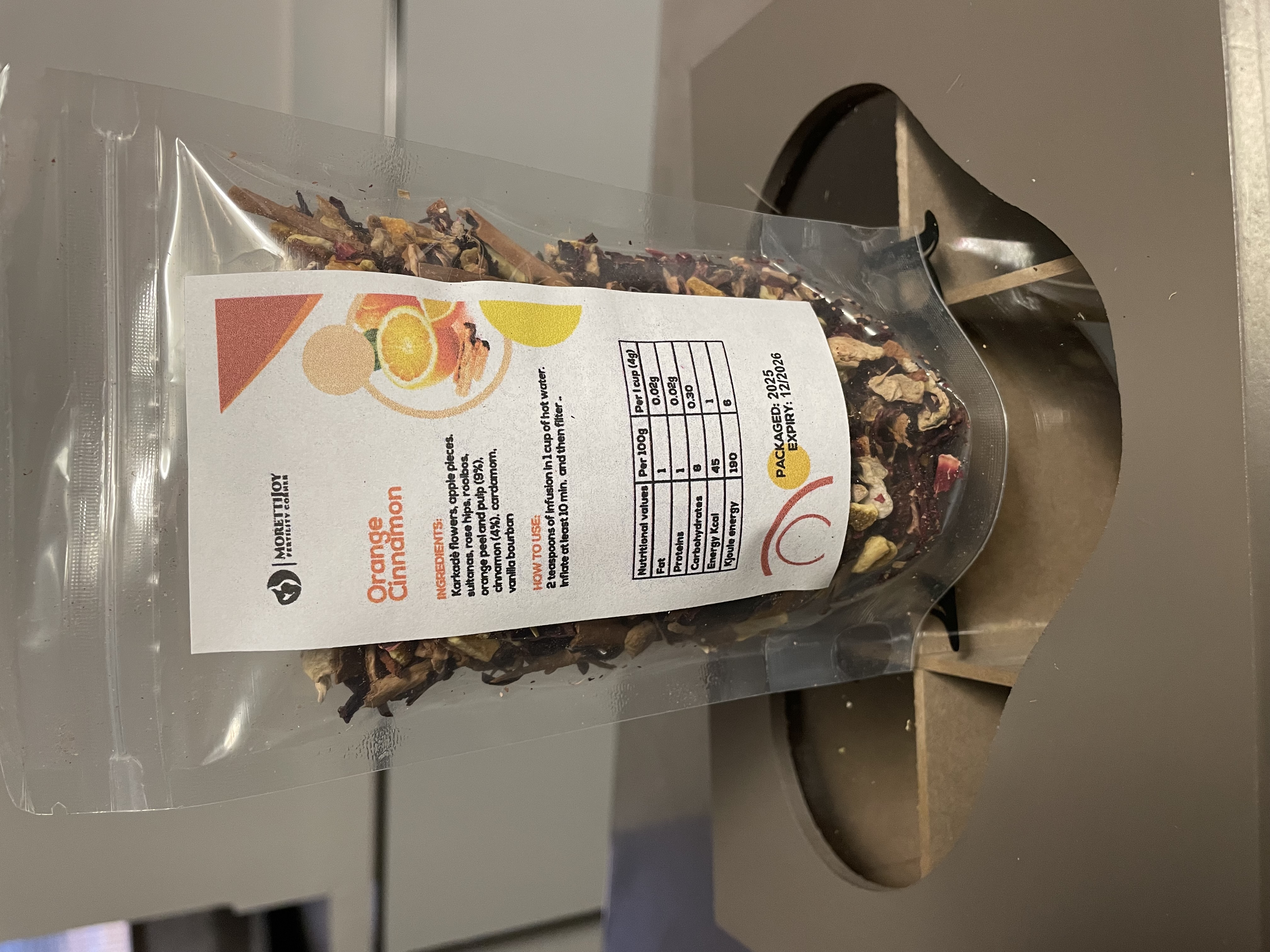 ORANGE AND CINNAMON TEA