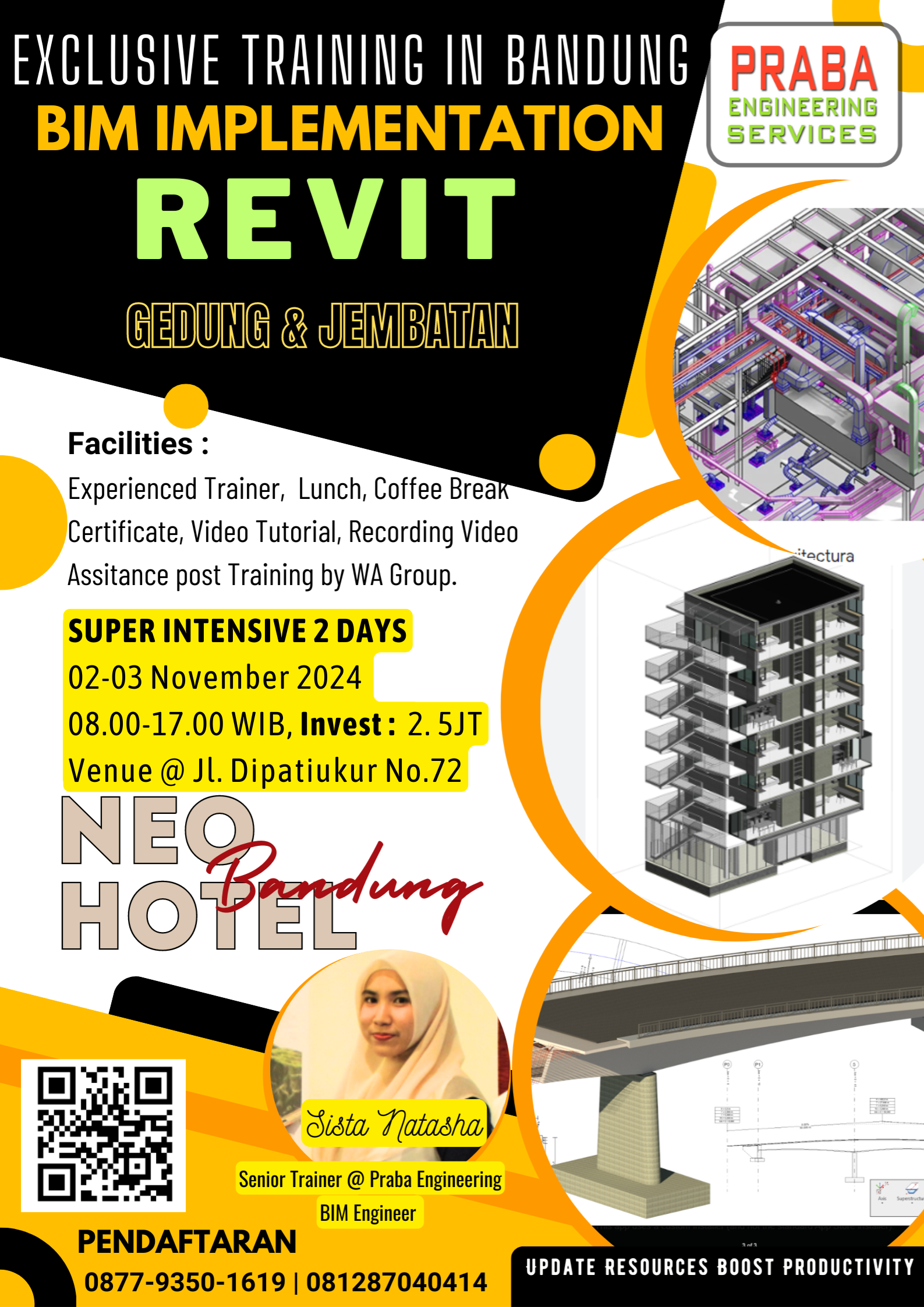 INTENSIVE TRAINING REVIT GEDUNG & JEMBATAN IN BANDUNG