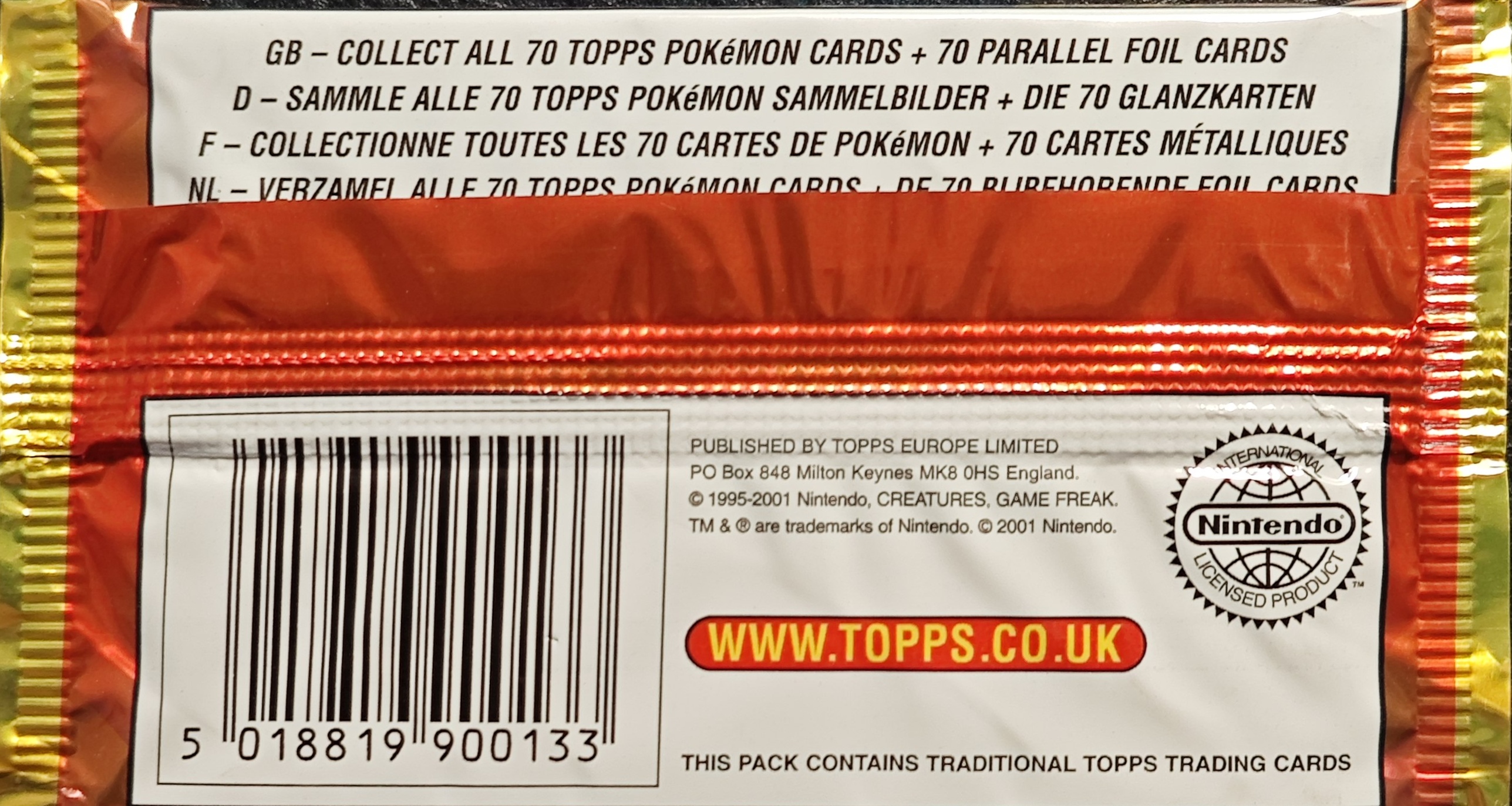 Booster Topps série 3 Jotho (Garanti Français)
