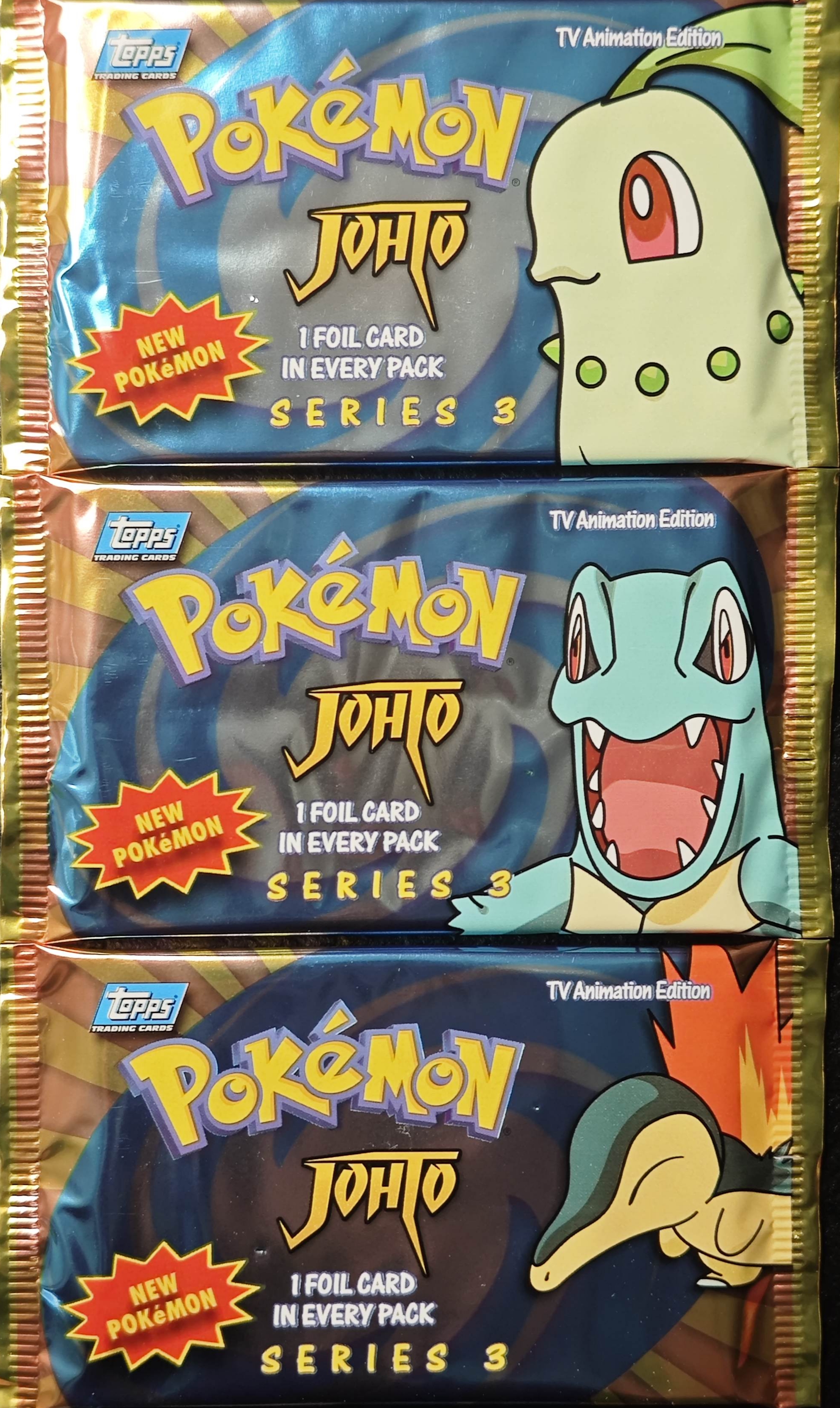 Arset Topps série 3 Johto (Garanti Français)
