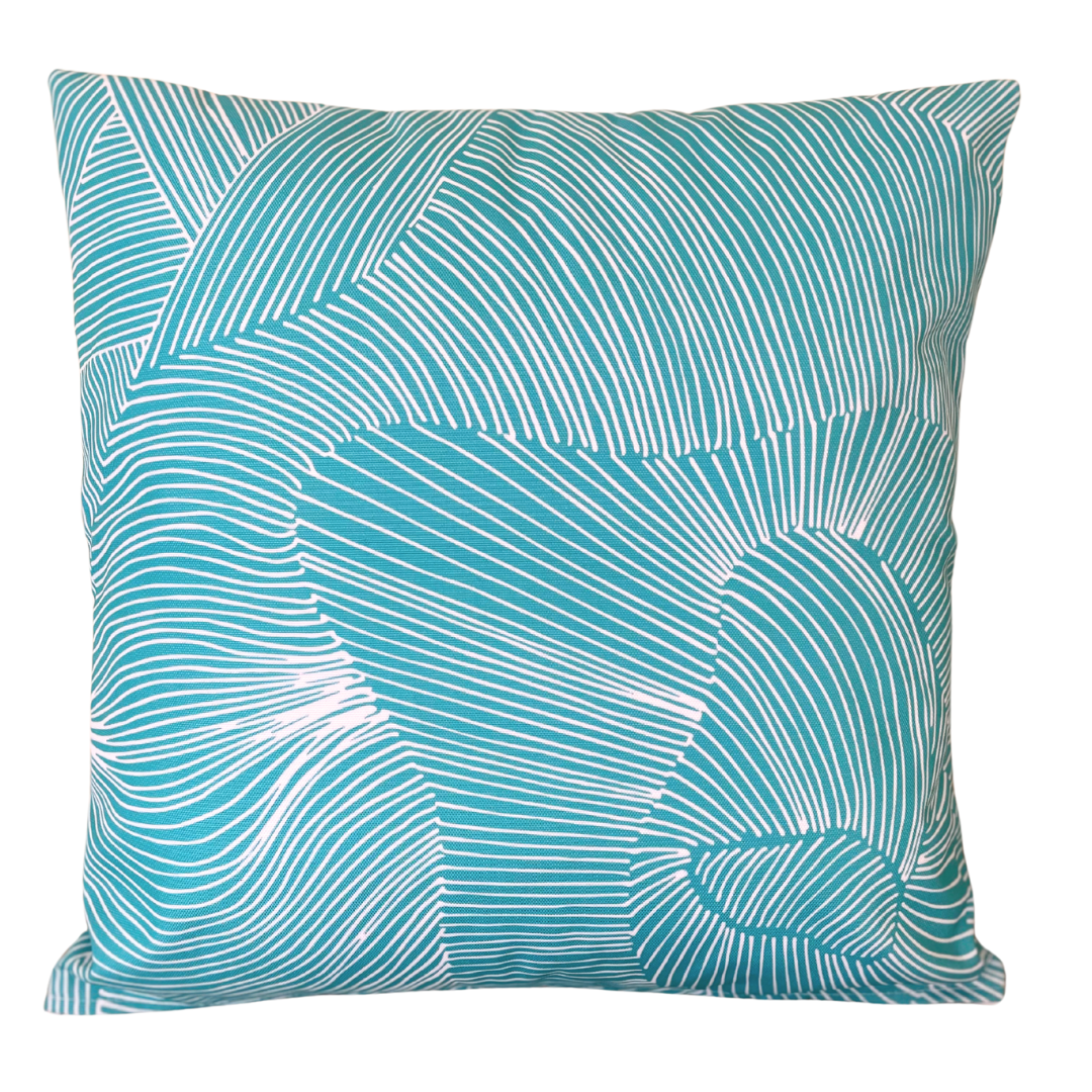 Coussin Ray Turquoise
