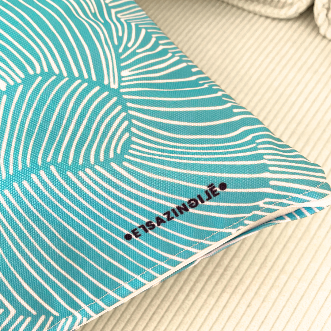 Coussin Ray Turquoise